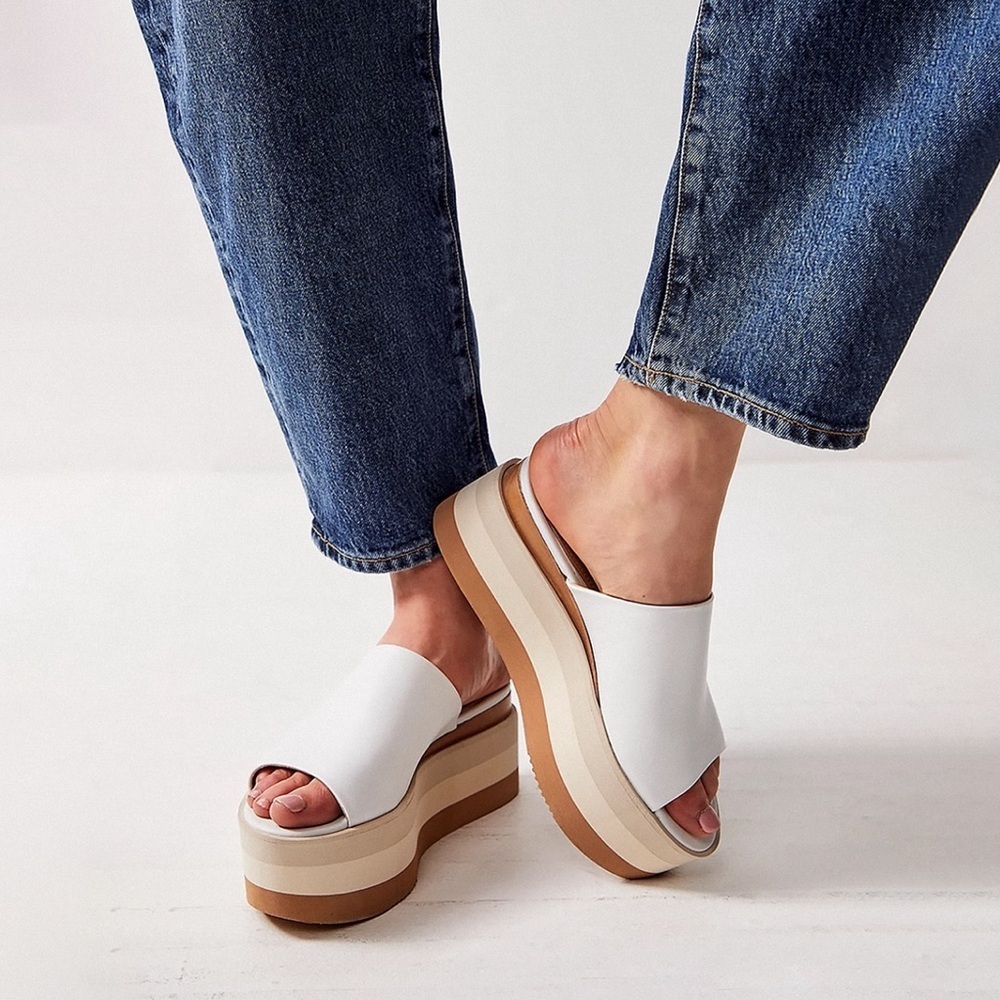 Paloma Barceló High Standards Flatform Sandals Size 37